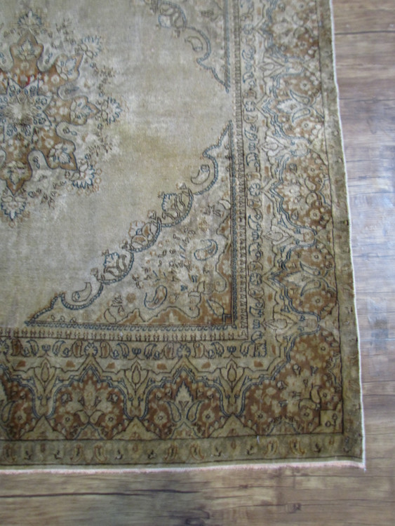 فرش دستباف صبا وینتیج ۳/۵ متری کرم تبریز