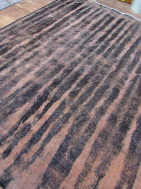 فرش دستباف صبا وینتیج ۷/۵ متری نسکافه ای مدرن