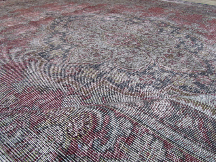 فرش دستباف صبا وینتیج ۹ متری نسکافه ای تبریز