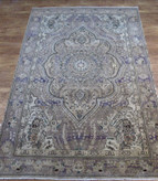 فرش وینتیج صبا دستباف ۶ متری کرم تبریز مدرن