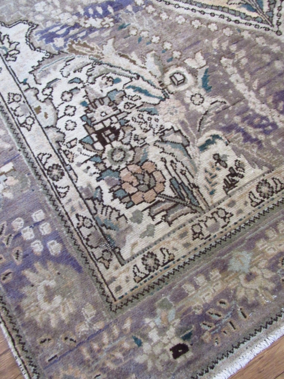 فرش دستباف صبا وینتیج ۶ متری کرم تبریز