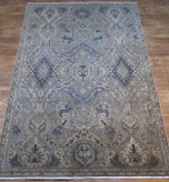 فرش وینتیج صبا دستباف ۷ متری طوسی تبریز مدرن