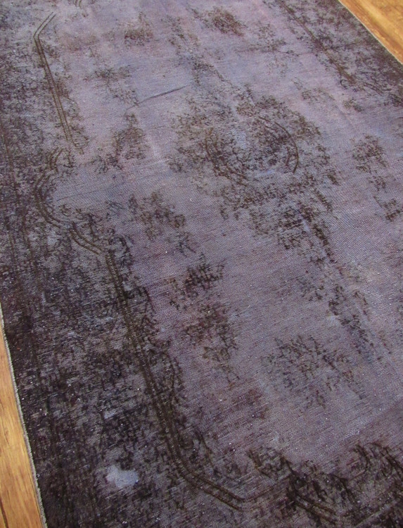 فرش دستباف صبا وینتیج ۵/۵ متری طوسی کرمان