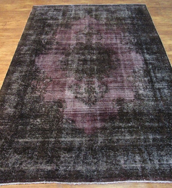 فرش وینتیج صبا دستباف ۶/۵ متری طوسی کرمان