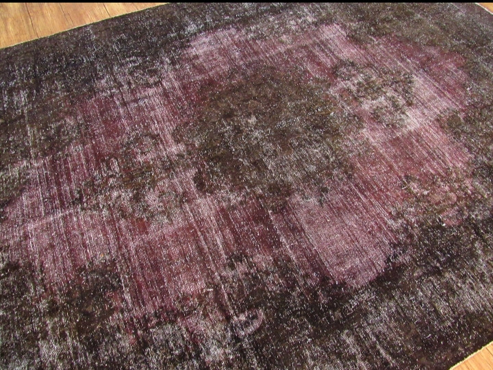 فرش دستباف صبا وینتیج ۶/۵ متری طوسی کرمان