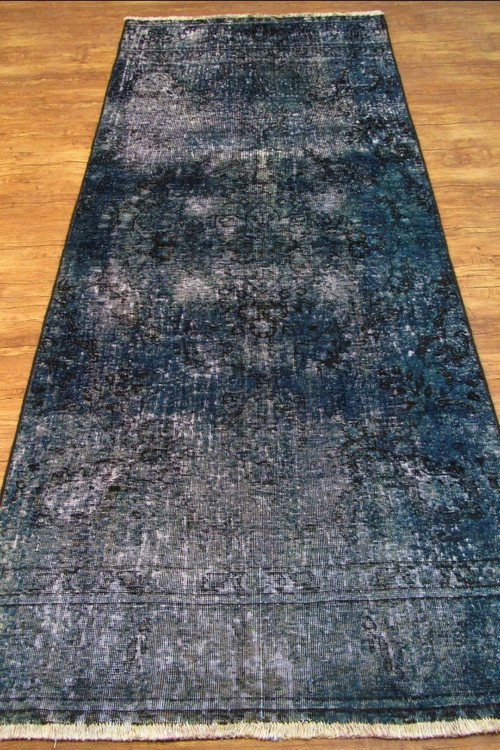 فرش وینتیج صبا دستباف ۳/۵ متری کناره آبی تبریز