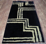 فرش مدرن صبا ۳ متری مشکی طلایی