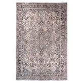 فرش وینتیج صبا دستباف ۶ متری کرم نقش هریس