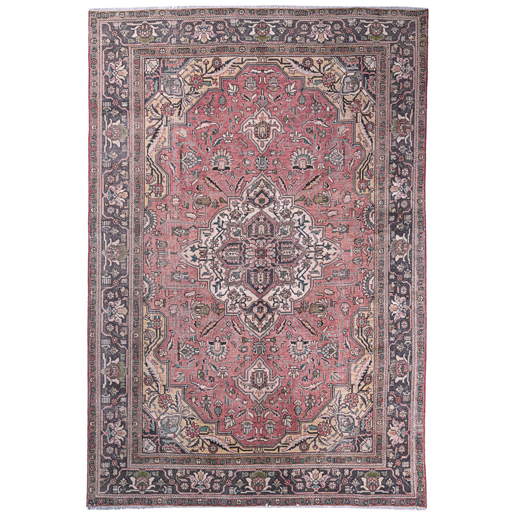 فرش وینتیج صبا دستباف ۶ متری جفت پیازی تبریز