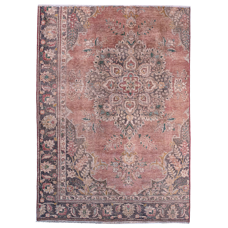 فرش وینتیج صبا دستباف ۳/۵ متری پیازی تبریز مدرن