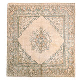 فرش وینتیج صبا دستباف ۳/۵ متری کرم تبریز مدرن