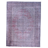 فرش وینتیج صبا دستباف ۹ متری نسکافه ای تبریز