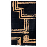 فرش مدرن صبا ۳ متری مشکی طلایی