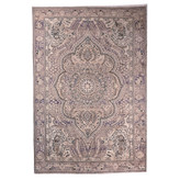 فرش وینتیج صبا دستباف ۶ متری کرم تبریز مدرن