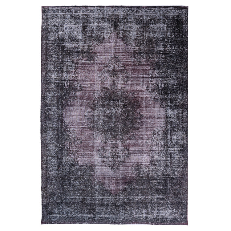 فرش وینتیج صبا دستباف ۶/۵ متری طوسی کرمان